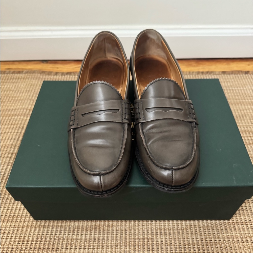 Church's Sally Smoke Polished Leather Loafers